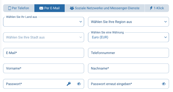 Verifizieren Sie das Konto Verifizieren Sie das Konto