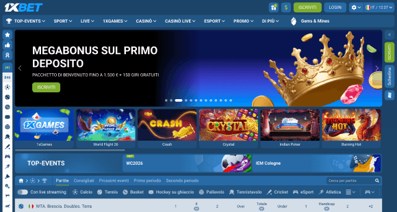 Visita il sito di 1xbet Visita il sito di 1xbet