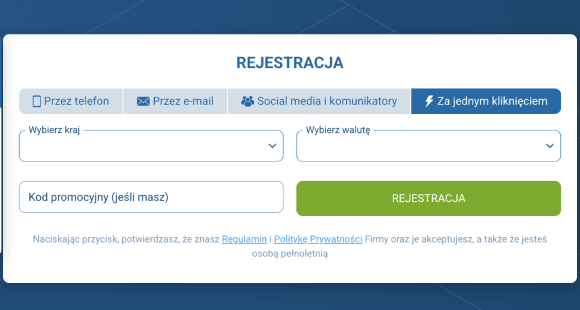 Zarejestruj się Zarejestruj się