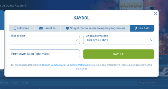 Kayıt olun Kayıt olun